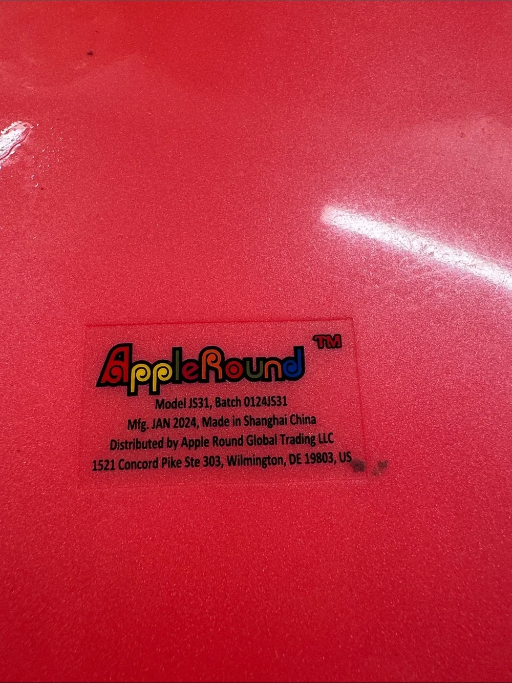 Red Inflatable Balance Disc by AppleRound - Picture 3 of 3